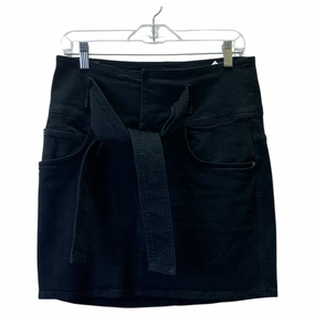 Wardrobe Hero Skirt Designer By Rebecca Minkoff In Black Denim, Size:M
