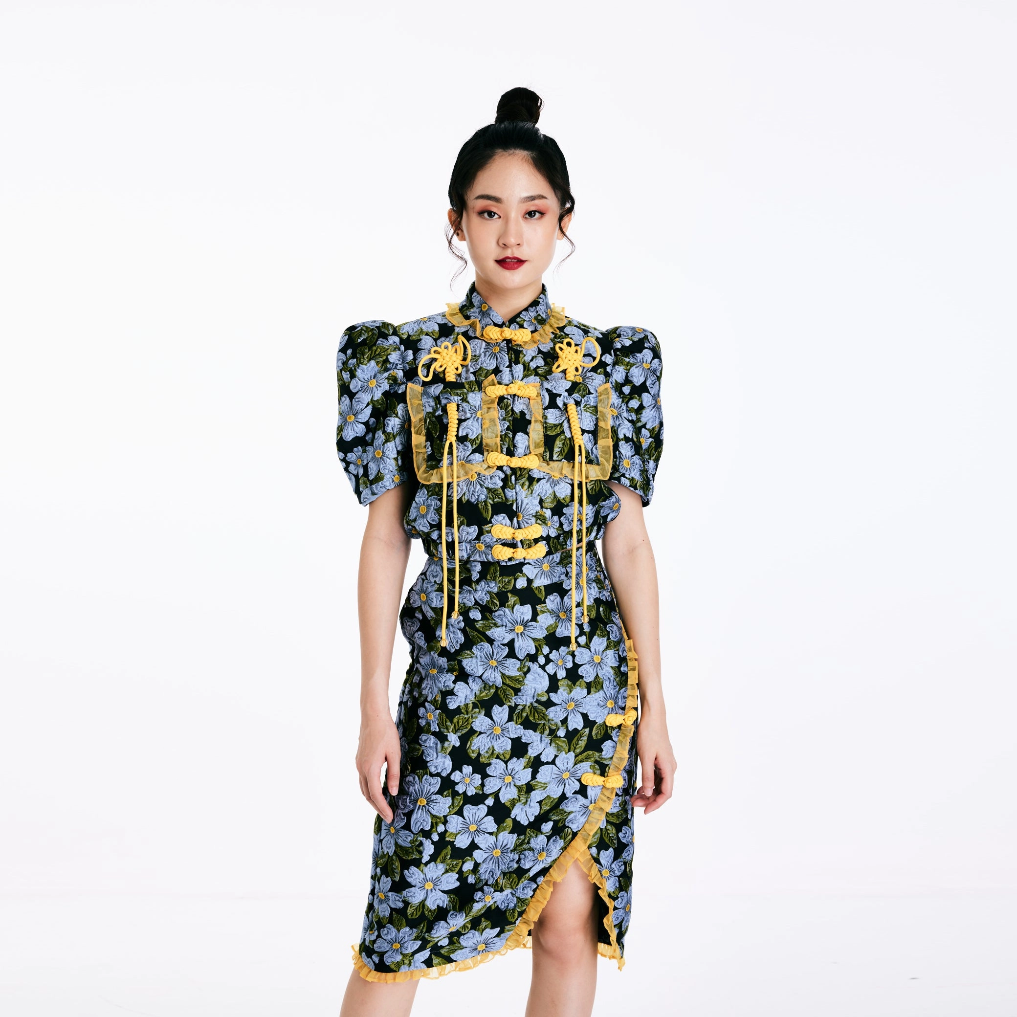 Weekend Vibes Yuan Yuan Pencil Skirt Fashion Detail