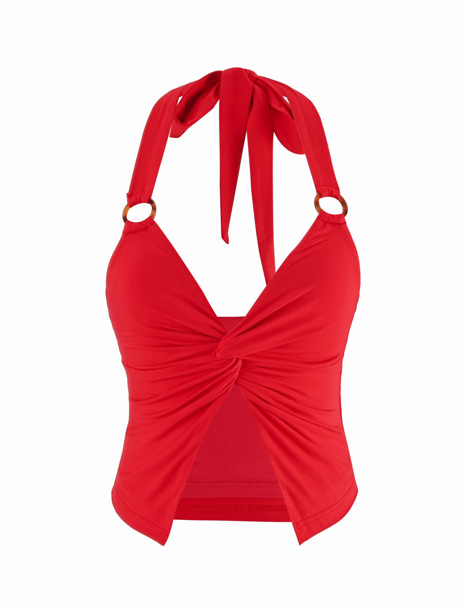 Bold Patterns velvet feel ZENEVA TOP - RED