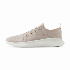 Shock Diffusion Contoured Footbed Geometry Men's SuperLight Tree Runner - Rugged Beige (Natural White Sole)